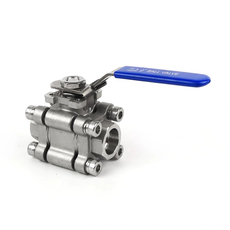 Valvola a sfera bloccabile 3PC 2000WOG Valvola a sfera bloccabile 3PC 2000WOG