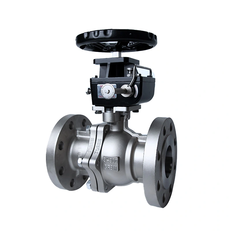 Valvola a sfera flangiata ANSI 300LB con base ISO 5211 per attuatore Valvola a sfera flangiata ANSI 300LB con base ISO 5211 per attuatore